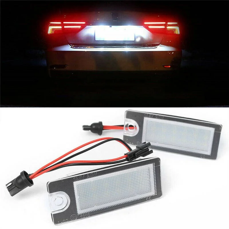 

2pcs Car LED License Number Plate Light for Volvo V70 CX70 S60 S80 XC90