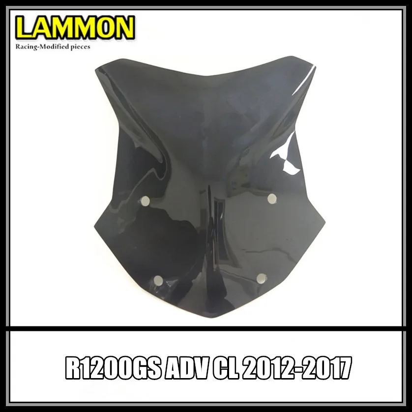 R 1200 GS Motorcycle Accessories Black and transparent Windshield For BMW R1200GS ADV CL 2012-2017 13 14 15 16 Thickness 3MM