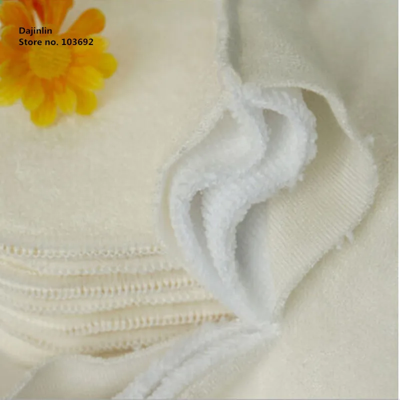 10 шт 4 слойные вставки из бамбука и микрофибры для детских тканевых подгузников