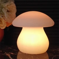 23cm colorful mushroom night light usb light smart dormitory bedroom bedside lamp led decorative table lamp childrens day gift