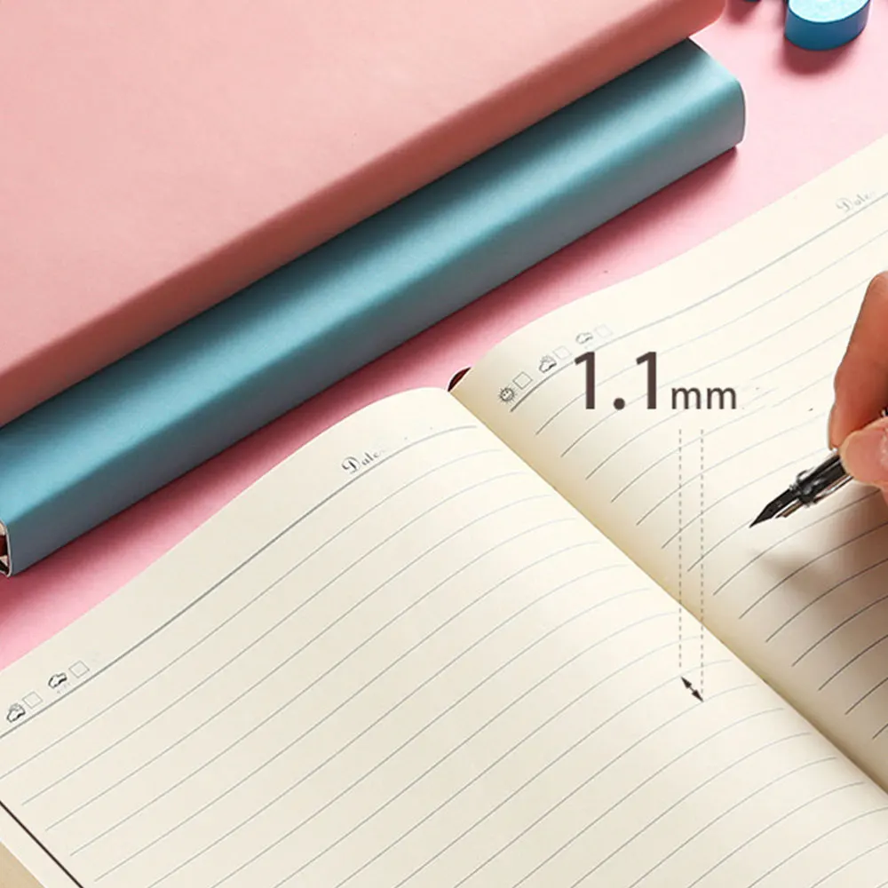 

1Pc A4 Creative Planner Efficiency Agenda Schedule Notebooks Diary Stationery for Home School Office(Random Color)