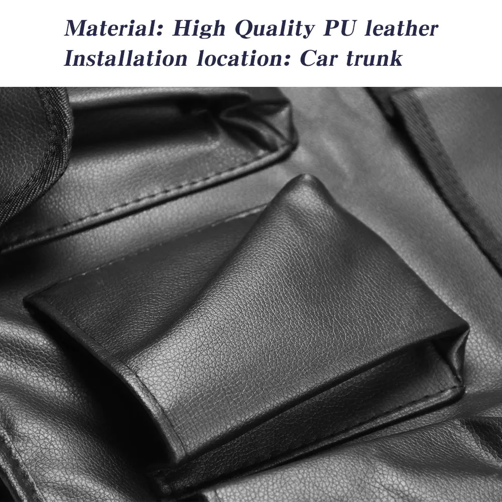 Органайзер на заднее сиденье автомобиля сумка для хранения сетчатые карманы ПУ