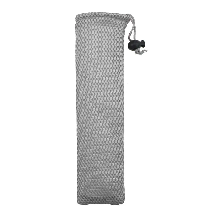1Pcs Grey Bag 11 шт./компл. питьевой соломы 304 Нержавеющая сталь многоразовые соломы прямой изогнутая металлическая соломинка с силиконовыми наконечниками для чистки ногтей оптом - Цвет: 1Pcs Grey Bag