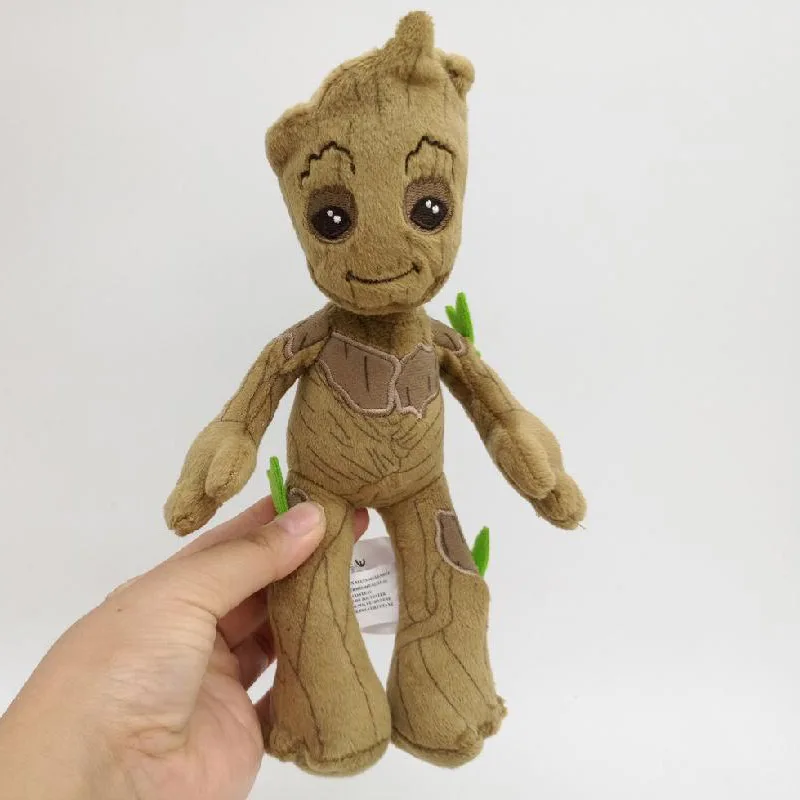 

22cm Disney Groot Plush Dolls Toys Guardians Of The Galaxy Kawaii Groot Little Tree Man Stuffed Plush Dolls Children's Toys Gift