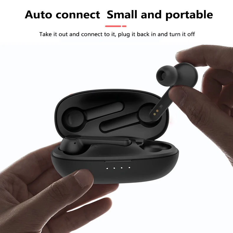 T19 наушники вкладыши TWS беспроводной Bluetooth 5 0 Наушники Hi Fi In ear Спорт Бег гарнитура