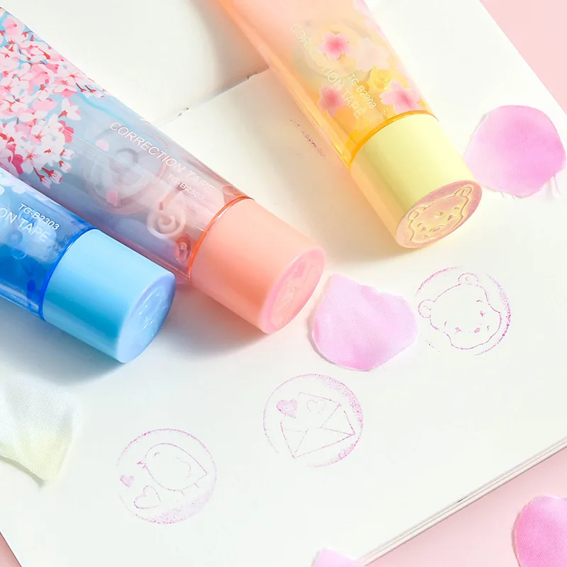 Милая Корректирующая лента Kawaii форма крема для рук белый корректор рекламный