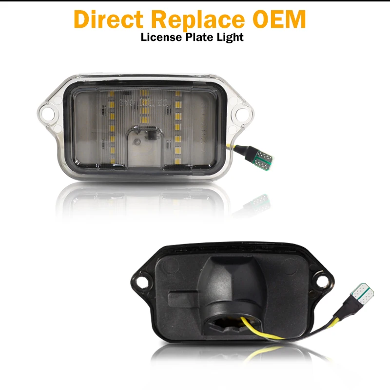 IJDM OEM-Fit полный светодиодный светильник номерного знака в сборе для 2005-2009 Ford Mustang