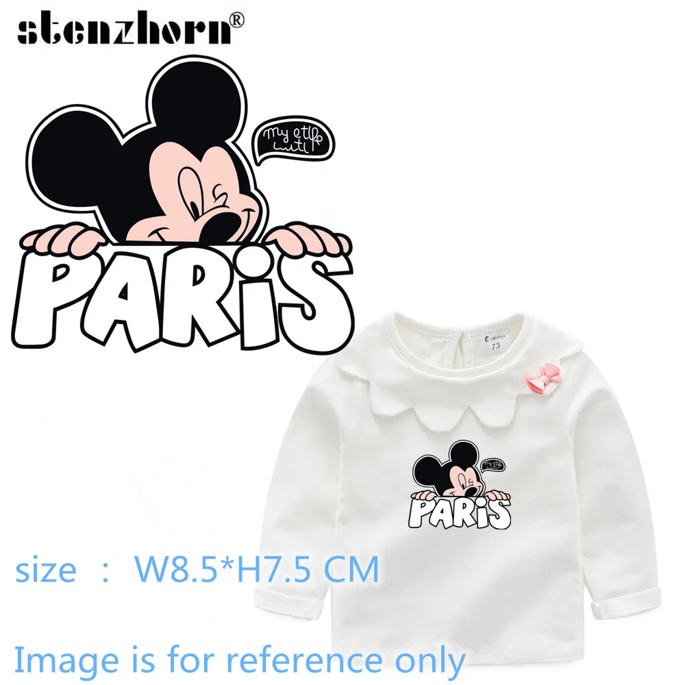 Mickey-S-11 Микки Минни теплопередачи термо клейкие Пластыри для одежды железа на переводах для одежды уровня приложения - Цвет: Mickey-S-11