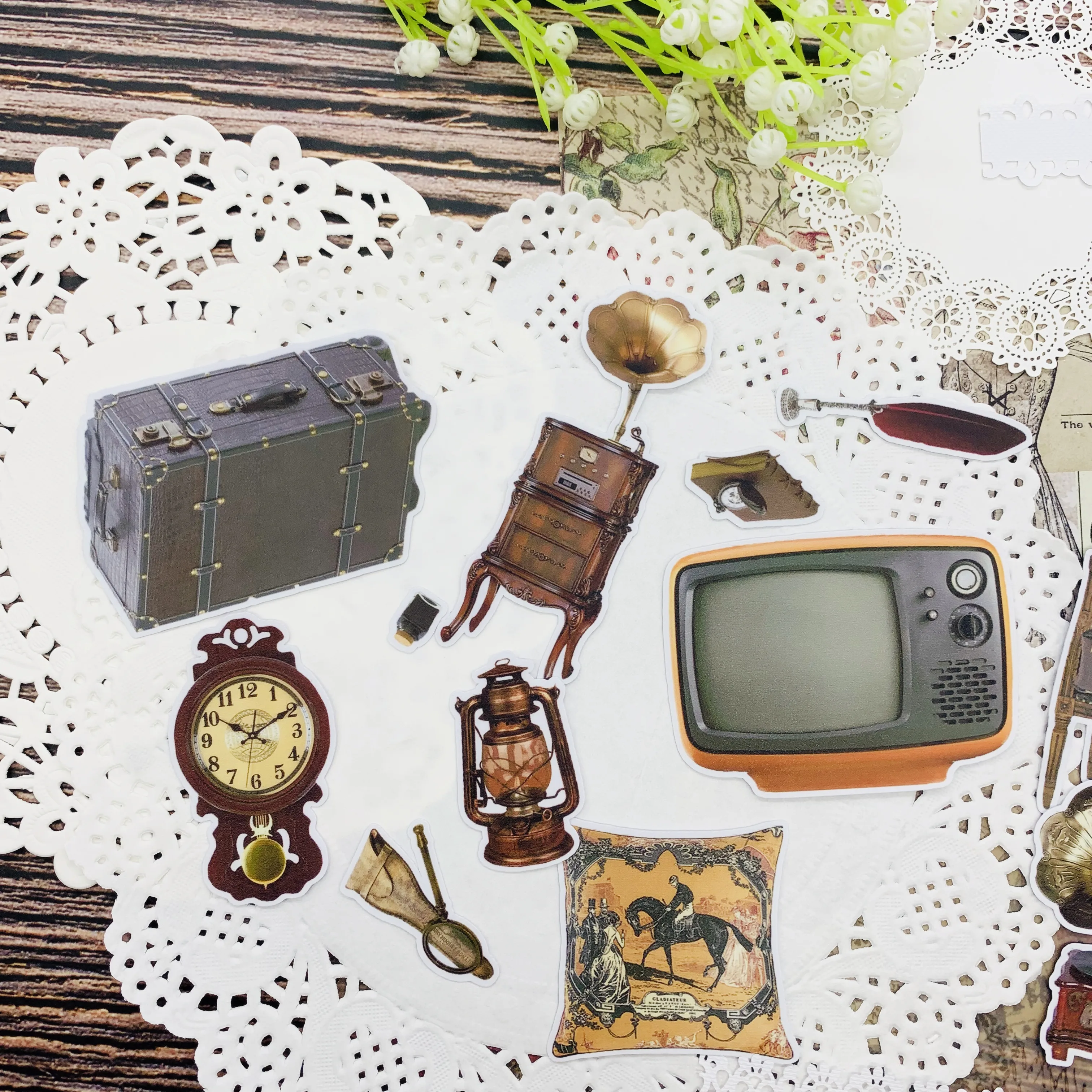 Старинная мебель Стикеры s ремесла и Скрапбукинг детские игрушки декоративная