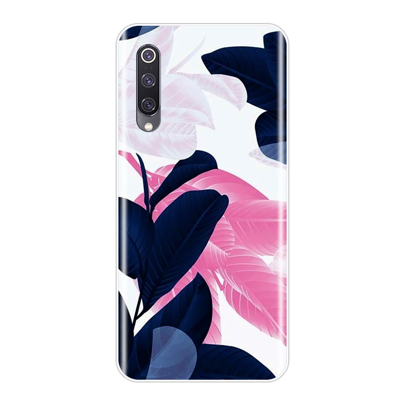 No.7 Чехол для телефона Xiaomi Mi A3 9 SE, мягкий ТПУ эстетический цветок с цветочным рисунком, красивая задняя крышка для Xiaomi Mi 9T 8 PRO, силиконовый чехол - Цвет: No.7