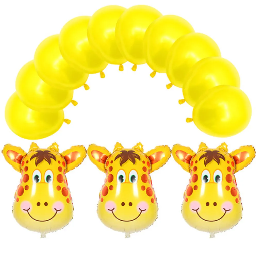 13 шт./лот украшение на день рождения 44*64 см свинка корова недди воздушные шары для