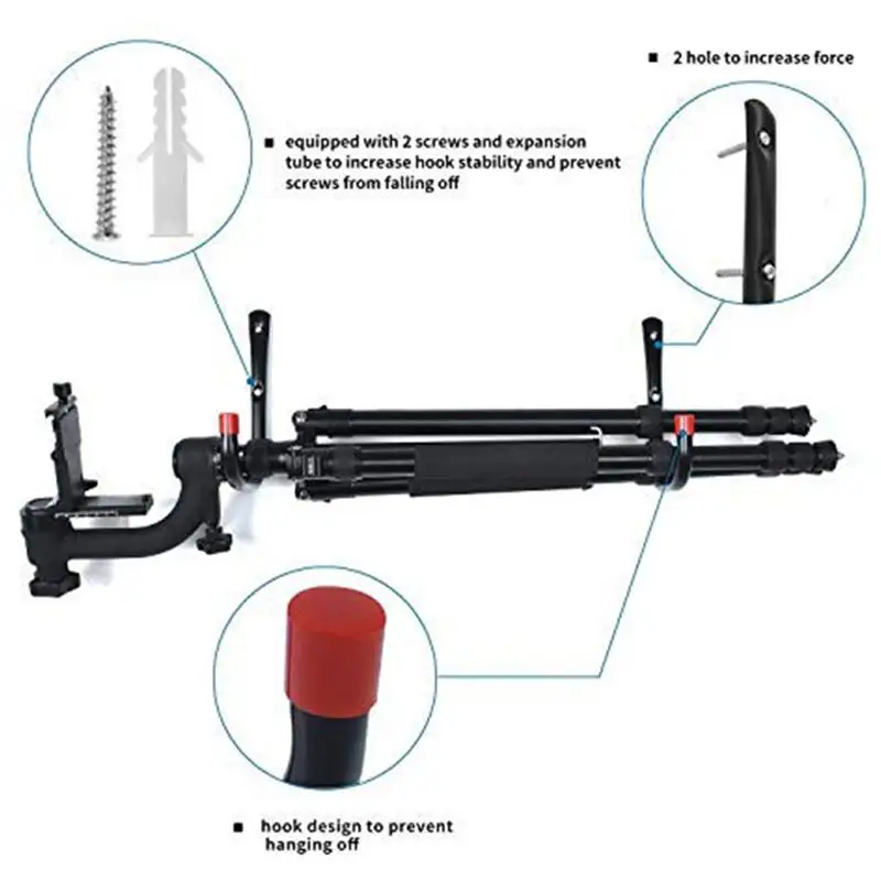 6 шт. настенные крючки для сада гаража ванной |