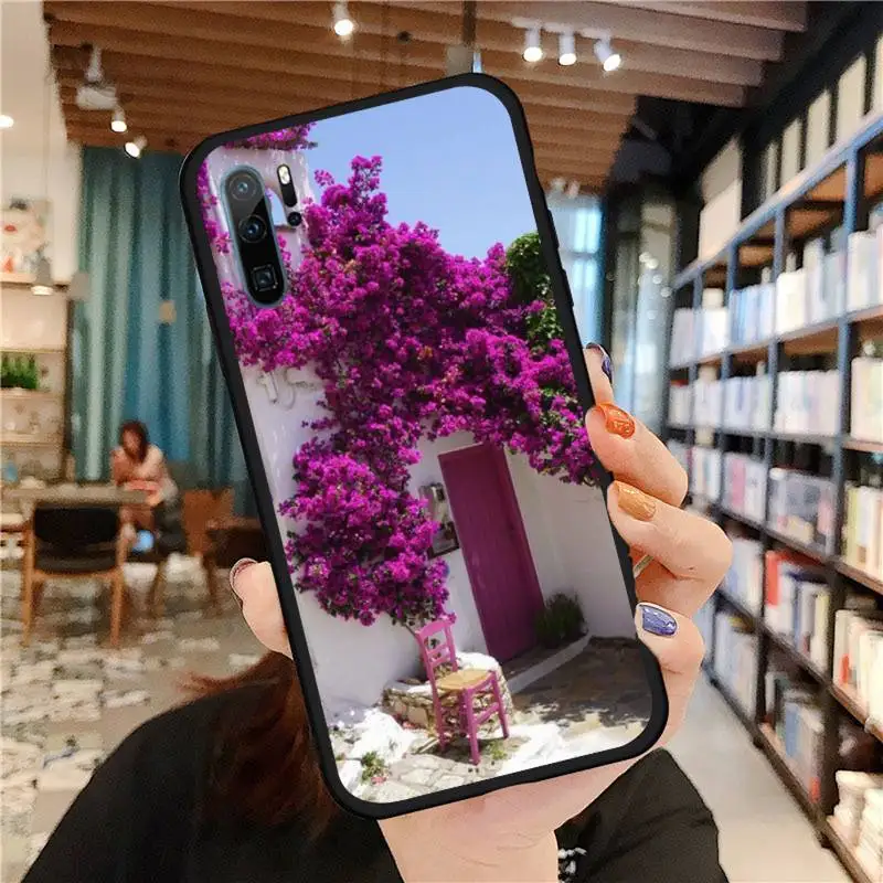 

travel italy France London Flower Places Phone Case For Huawei honor Mate P 9 10 20 30 40 Pro 10i 7 8 a x Lite nova 5t funda
