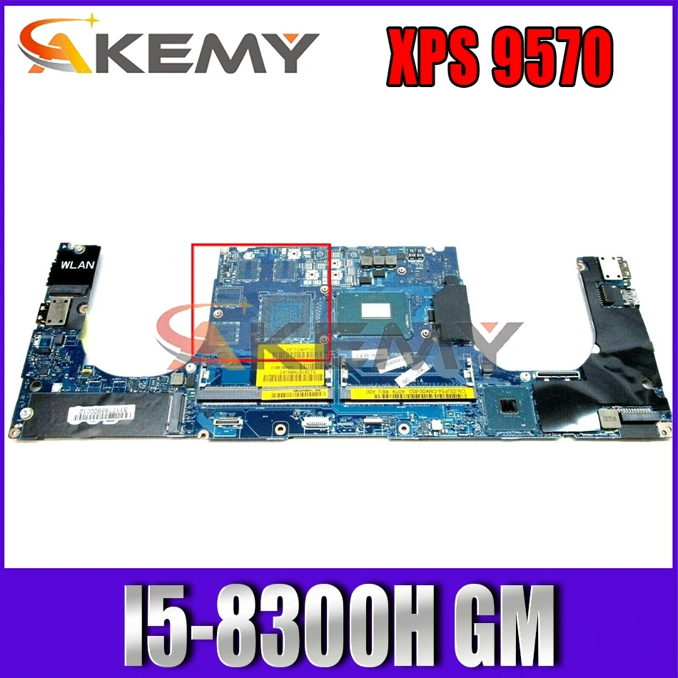 

Akemy DAM00 LA-F541P для Dell XPS 9570 Материнская плата ноутбука I5-8300H CN-03JF54 3JF54 материнская плата 100% тестирование