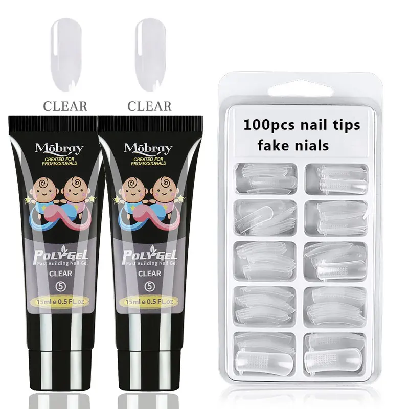 15 мл поли набор гель лаков для ногтей наращивания Гель лаки строительный акрил