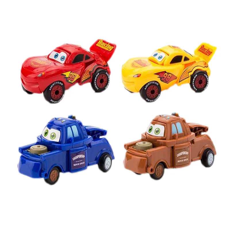 Новые странные Детские Игрушечные Машинки деформация яйцо Маленький грузовик