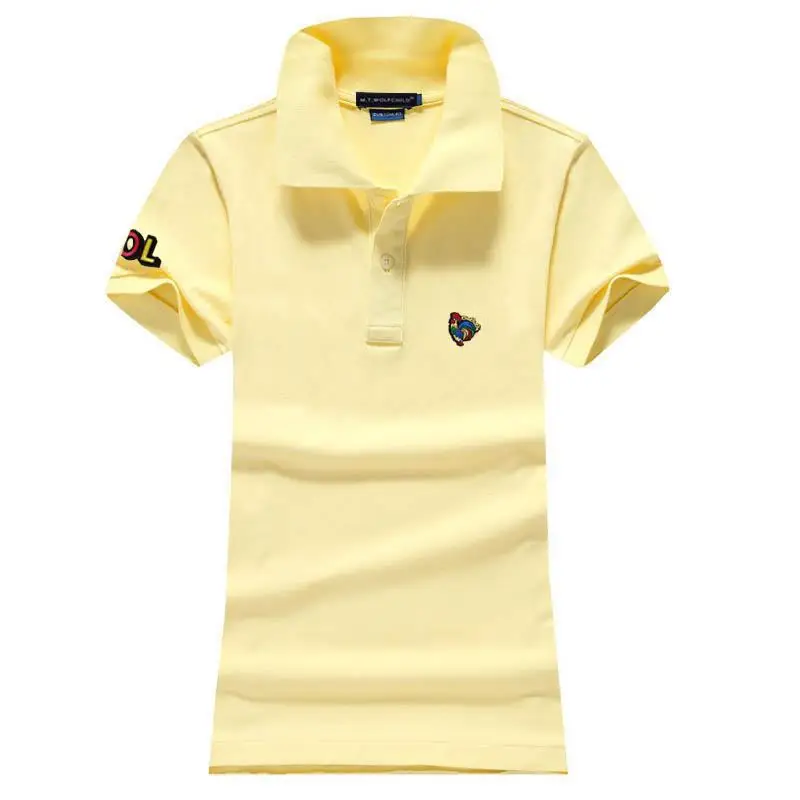 Высокое качество 2020 летние женские футболки поло 100% повседневная одежда из