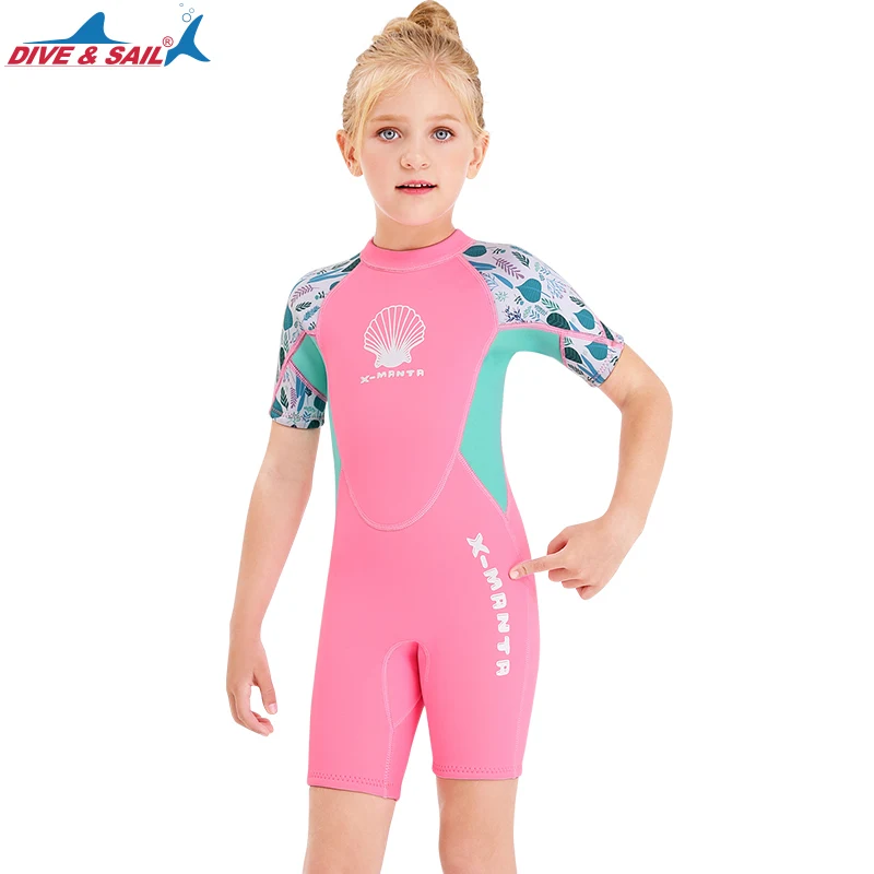 2.5mm Neoprene Scuba Dive Wetsuit For girl Spearfishing Wet Suit Surf Diving Equipment one piece Suits Spear Fishing | Спорт и