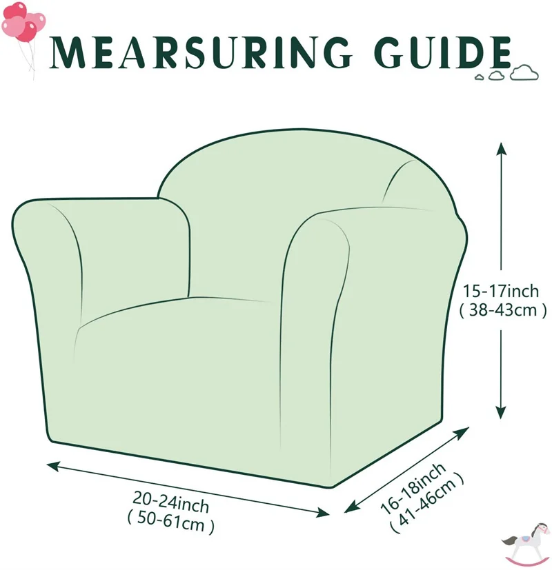 Эластичный чехол для дивана мини-размера жаккардовый детского стула чехлы