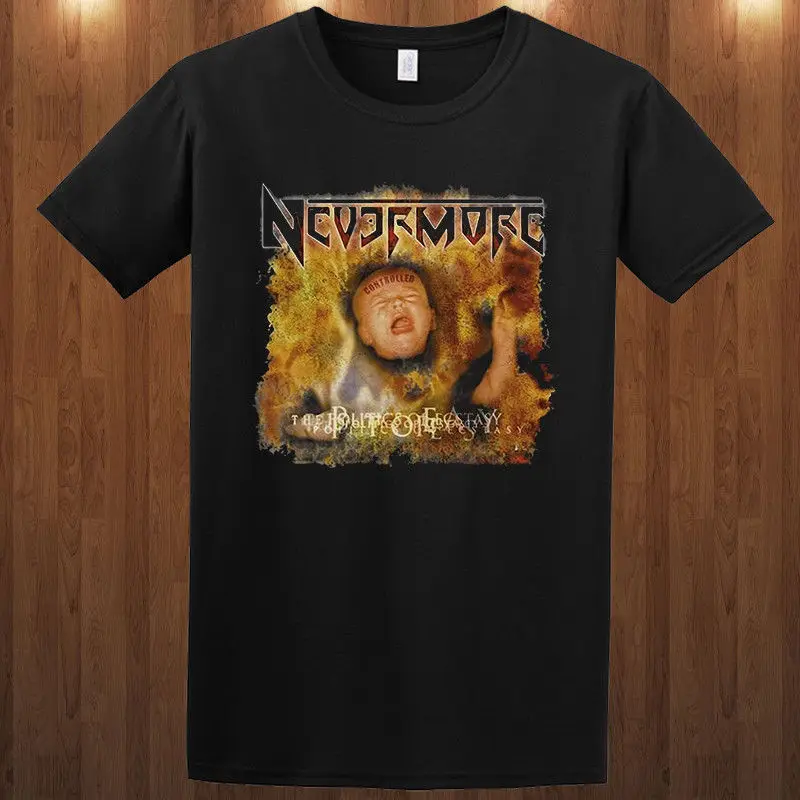

Nevermore T-shirt Progressive Metal Band Warrel Dane S-3XL Tee Summer Short Sleeves Cotton Fashiont T Shirt Normal