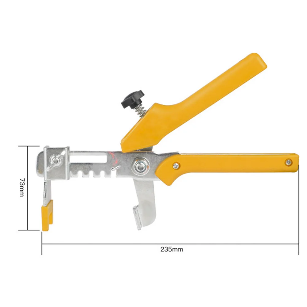 

1 Piece 23.5x7.3cm Tile Leveler Tile Auxiliary Tool with Yellow Grip Portable