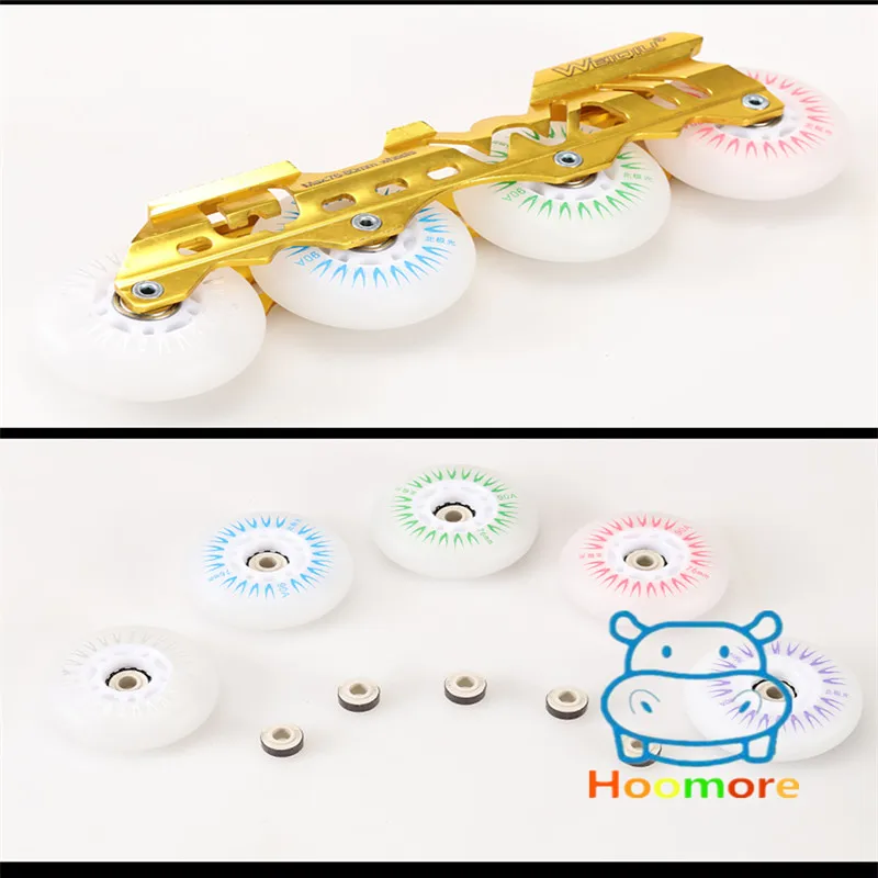 Детские роликовые коньки со светодиодной подсветкой шины для роликовых коньков