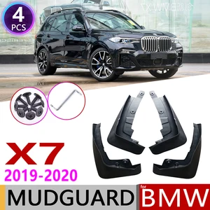 4 шт., передние и задние брызговики автомобильные для BMW X7 G07 2019  2020, брызговики, брызговики, аксессуары для брызговиков