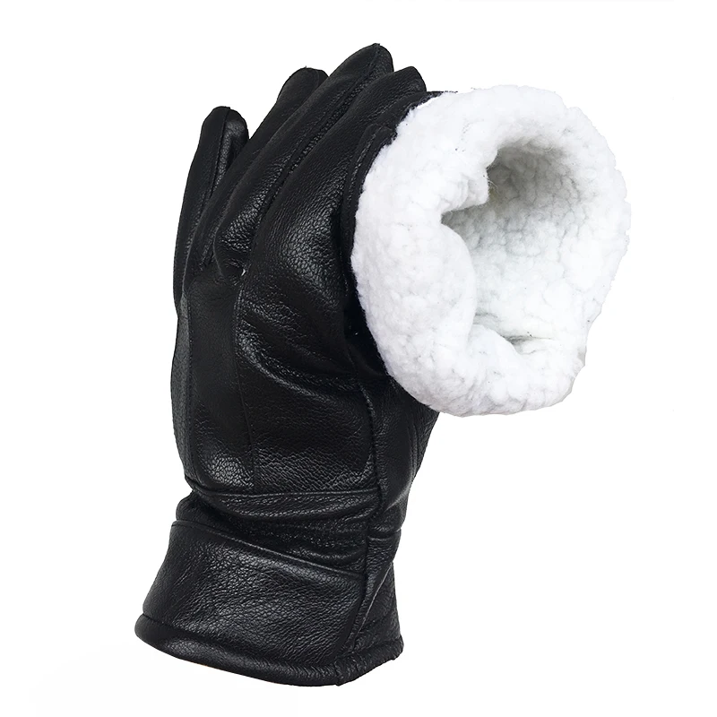 

Мужские перчатки, зима-осень 2024, мужские мотоциклетные черные перчатки из натуральной кожи, новые модные теплые шерстяные плотные/тонкие коричневые зимние перчатки