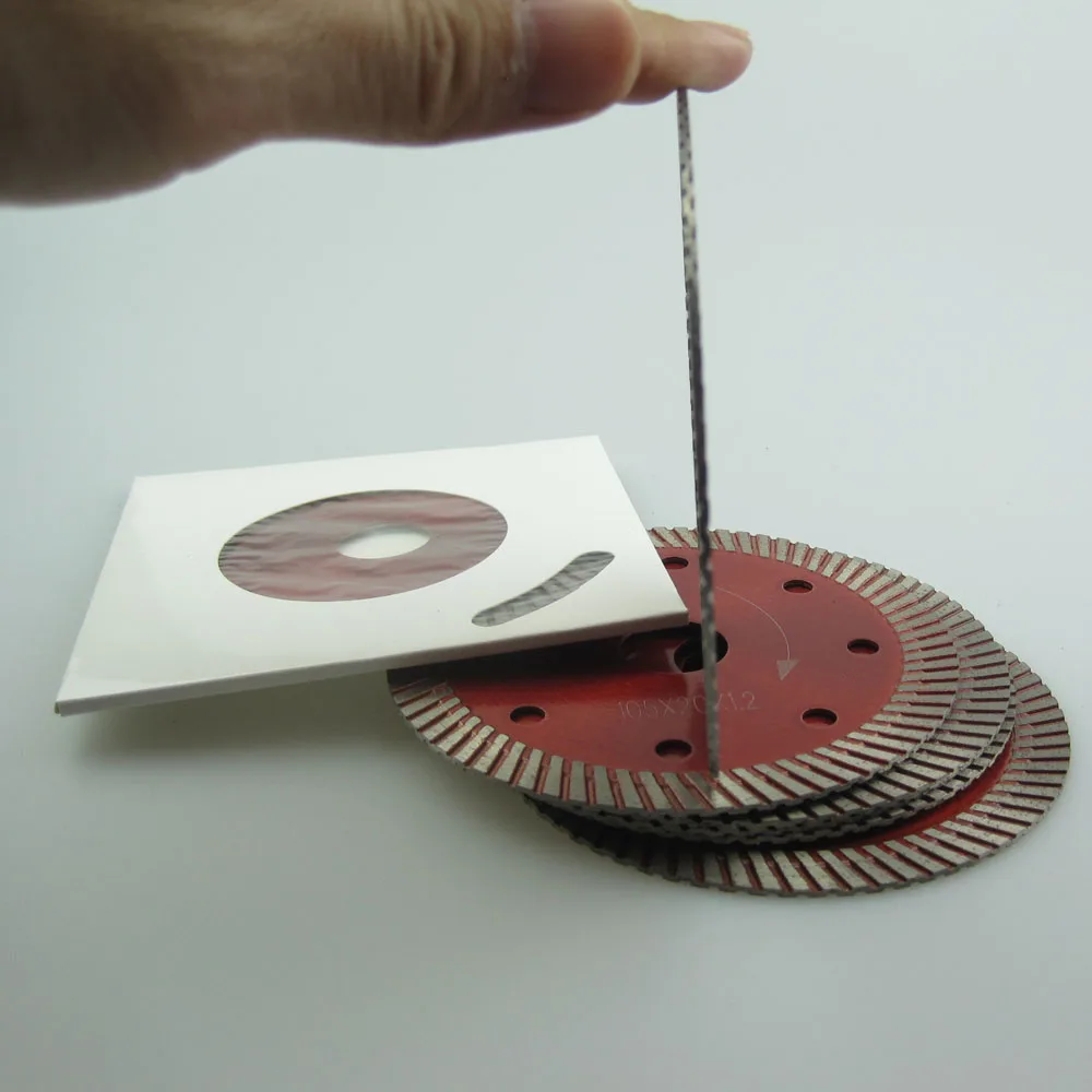 1 шт. 4 дюйма 105 мм Алмазная пила Лезвие для керамической супер тонкой турбо