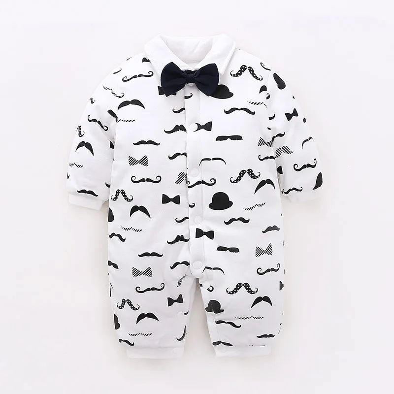 2020 для маленьких мальчиков зимняя одежда с принтом Костюм Джентльмена футболка