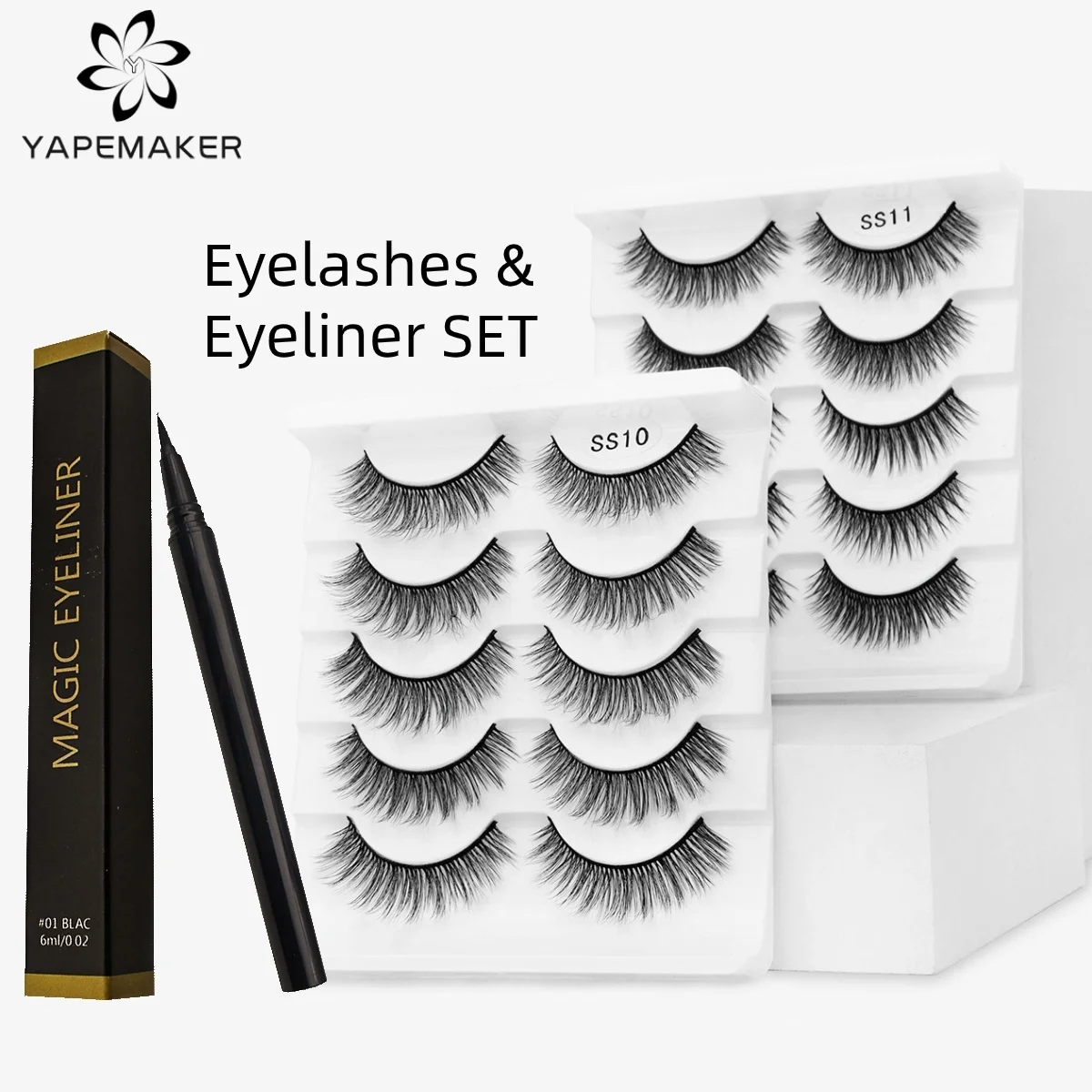 Невидимые норковые накладные ресницы натуральные густые ручной работы мягкие