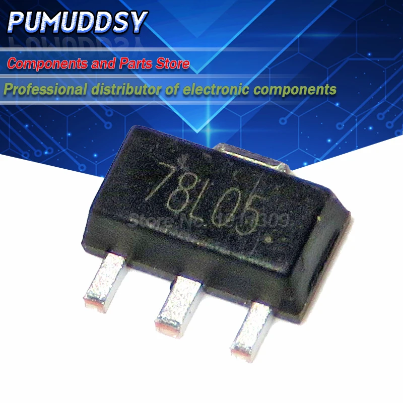50 шт. 78L05 SOT89 Триод IC|Интегральные схемы| |