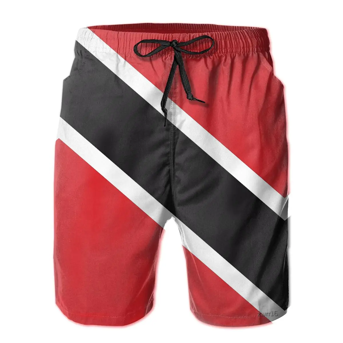 

R333 Casual The Trinidad And Tobago Flag B Shorts Breathable Quick Dry Casual Hawaii Pants