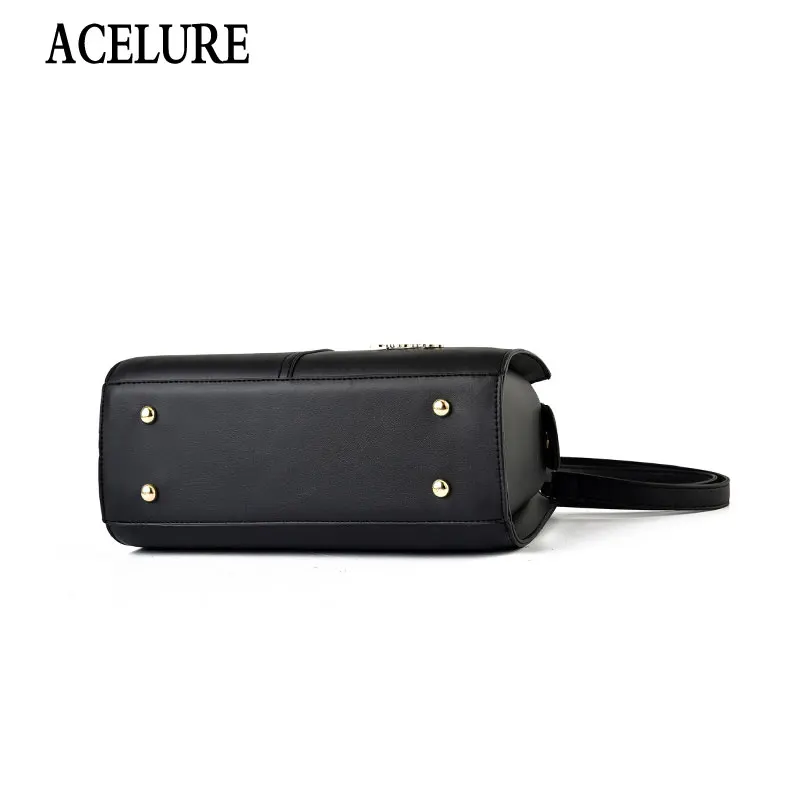 

Tassel Flower Pendant Elegant Ladies PU Leather Shoulder Bags Female Solid Color Zipper Handbags Female Fashon Messenger Bags