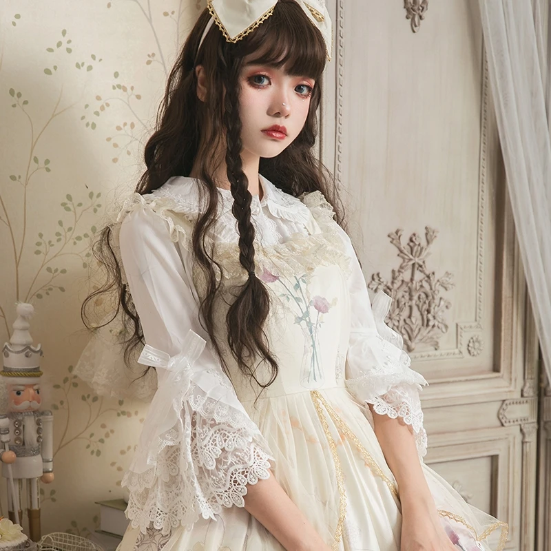 A0022Lolita Милая в западном стиле Весна Лето Новинка наружная Защита от солнца