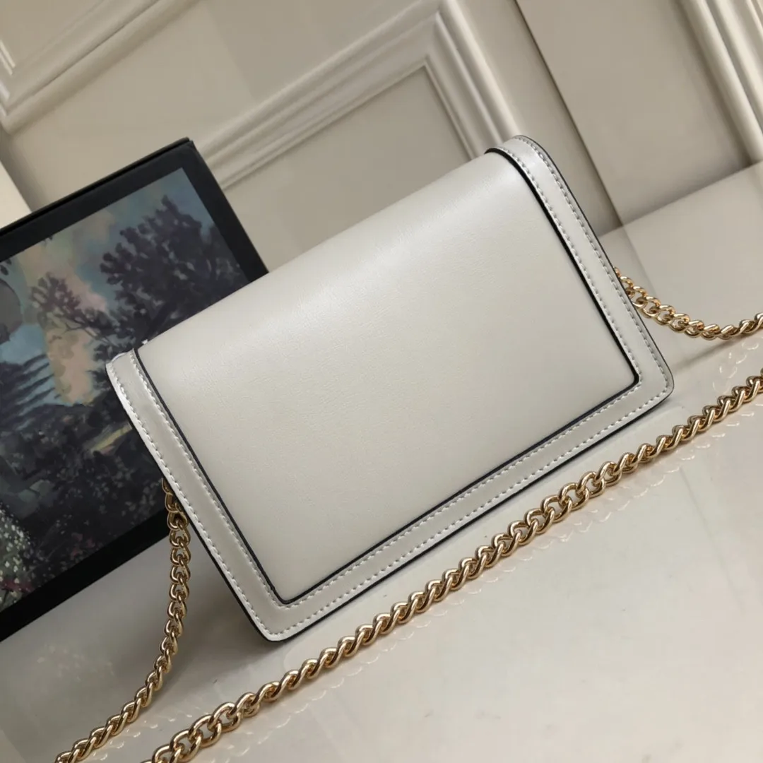 

Luxury female bag new leather handbag chain shoulder chain messenger bag purse and handbag luxury designerSmall square bag