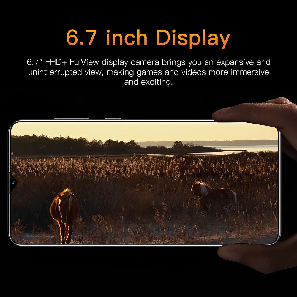 Tel&eacute;fono Inteligente M12pro versi&oacute;n Global, m&oacute;vil con Android 6,7, 10,0 mAh, Dual SIM, 16GB de RAM, 6800 GB de ROM, 32 + 50MP, 5G LTE, MTK6889, 512 pulgadas-2