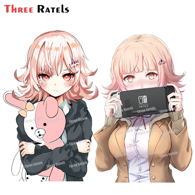 

Автомобильные наклейки A127 Lovely Amine Girl Nanami Chiaki для датанронпа, водонепроницаемые декоративные автомобильные аксессуары