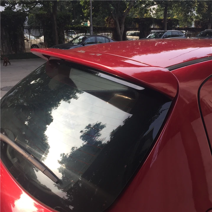 Для Peugeot 206 спойлер высокого качества ABS Материал заднее крыло автомобиля праймер