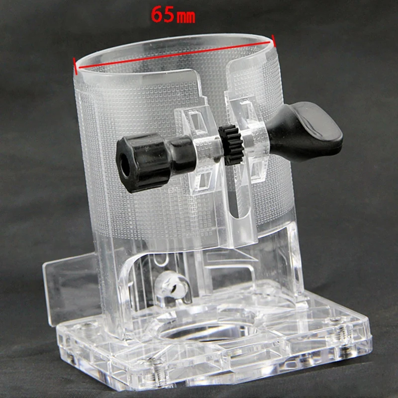 Woodworking Trimmer Accessories Hard Plastic Base Shield With 2 Knobs For Makita 3703 Electric Trimming Machine Saw Dongcheng Tr |