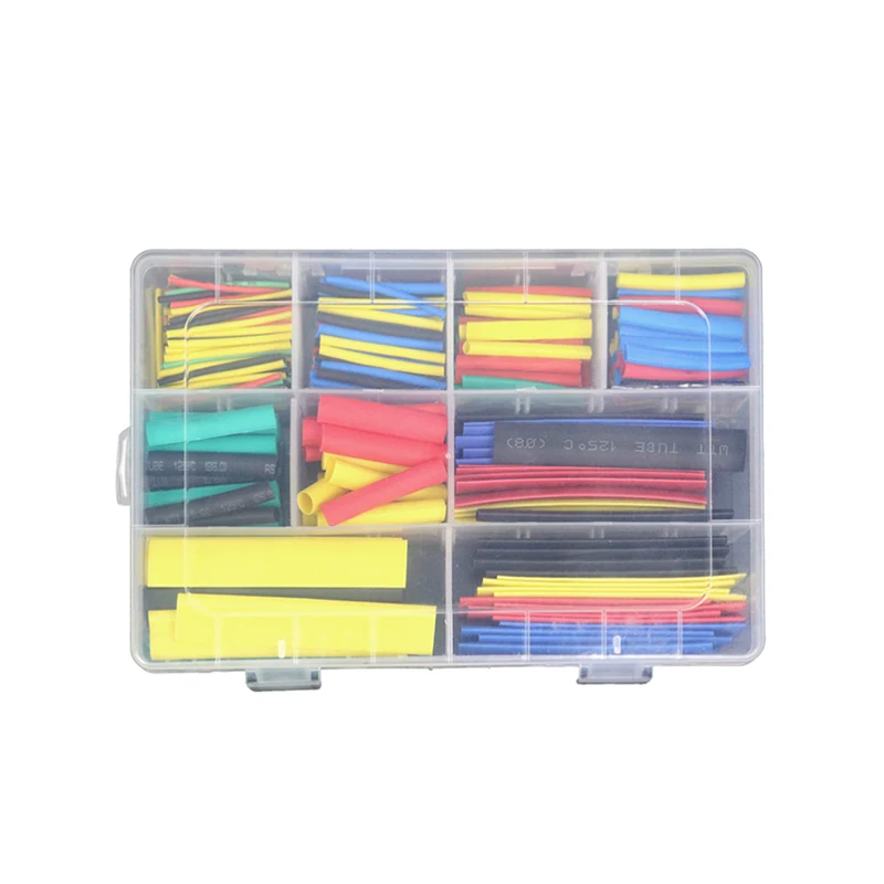 

328 шт./компл. термоусадочная трубка, втулка для кабеля, трубка для обмотки проводов 2:1, набор в ассортименте, комплект для обмотки, трубка, соо...