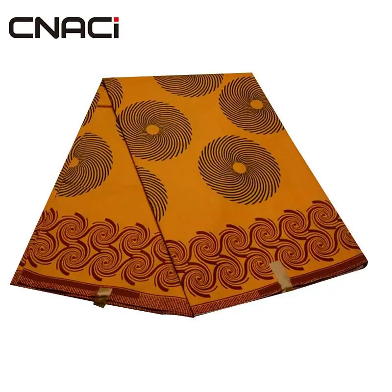 CNACI африканская текстильная восковая ткань Tissu Africain батик нигерийский воск Анкара ткань Африканский настоящий воск Принт 6 ярдов Tissus пэчворк