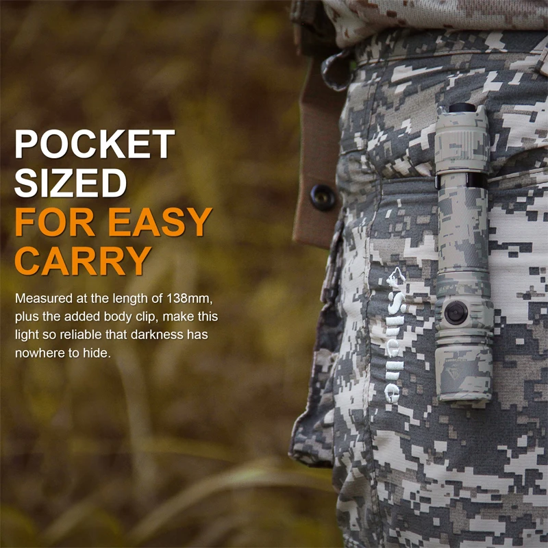 2018 Новый FENIX PD35 V2.0(Digital Camo) Cree XP L HI V3 светодиодный 1000 люмен тактический