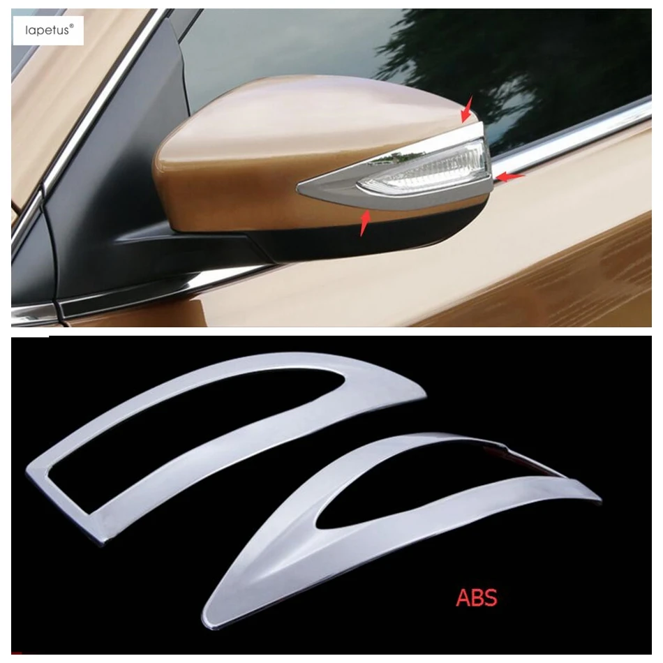 

Lapetus Exterior Refit Kit Fit For Nissan Maxima 2016 - 2019 Chrome Door Rearview Mirror Rubbing Strip Cover Trim Accessories