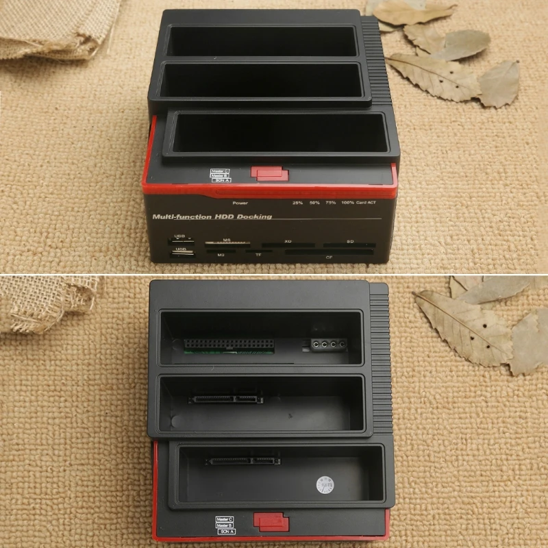 

USB3.0 To SATA IDE External 2.5"/3.5" HDD Hard Drive Docking Station Card Reader *dls*