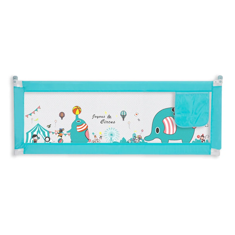 elephant 180x80cm Kidlove Двойные кнопки вертикальная подъемная кровать забор игры ворота безопасности для детей младенец - Цвет: elephant 180x80cm