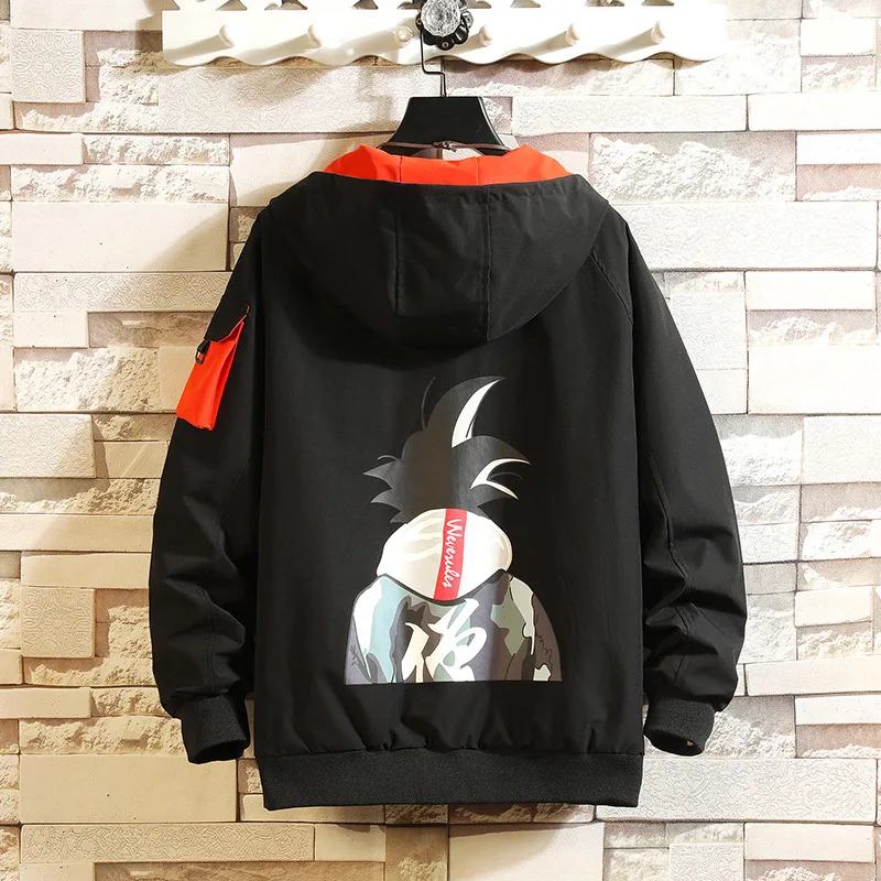 Куртка-бомбер мужская весенняя с цветочным принтом тонкая большого размера