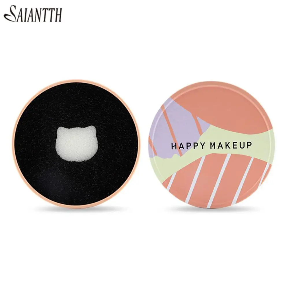 Косметическая щетка Saiantth Чистящая губка с активированным углем прибор для сухой