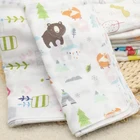 Хлопковый марлевый платок Uni для мальчиков и девочек, светильник детская мочалка, полотенце для лица, платок 25 х25 см, 12 шт. в упаковке