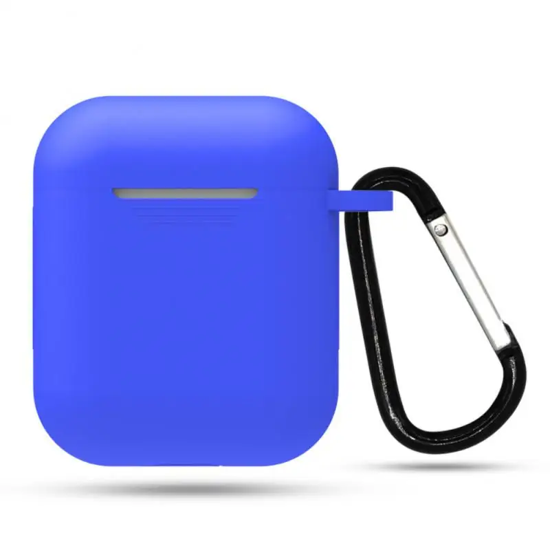 Мягкий силиконовый чехол s гарнитура для Apple Airpods Сверхтонкий с разрезом защитой